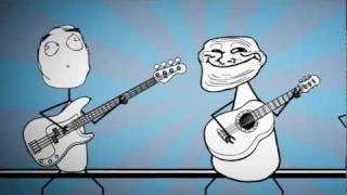 Rage Faces Song  Fat and Alone Troll Face Me Gusta Normal Guymp4 [upl. by Aivital]