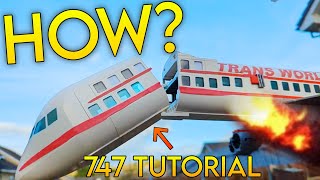 How I Made Real Plane Crashes Recreated in Lego Pt2  747 amp DC10 TUTORIAL [upl. by Marcel]