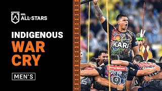 Indigenous Mens War Cry  2021 NRL AllStars [upl. by Chrystel115]