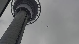 Auckland Sky Tower Bungy Jump  Sky Tower Bungy Jump [upl. by Rodge]