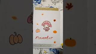 Bullet Journal Spread for November 2024 subscribe preppy cute fall bulletjournalluv fyp viral [upl. by Placida706]