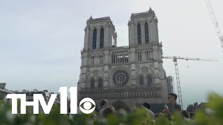 Restoration of NotreDame cathedral in Paris nearing completion [upl. by Eniaral]