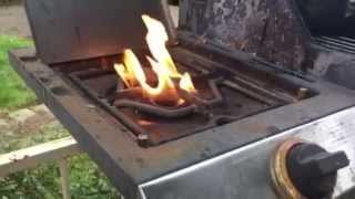 Gas Grill Burning Yellow Flame Heres a Quick Fix [upl. by Secundas977]