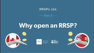 RRSPs 101  Part 2 Why open an RRSP [upl. by Dewie]