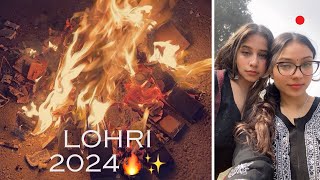 Lohri celebration in college Lohri 2024🔥✨ [upl. by Haymo]