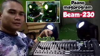 BEAM230 basic PROGRAM BANK1amp3 Dmx 384 wshoutout nja features [upl. by Ihcego]