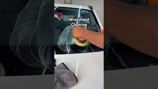 Car glass water spot remover  car glass hard water stain remover  car and care [upl. by Atsugua]