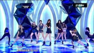 LIVE 繁中字 111027 SNSD  The Boys  Comeback Stage [upl. by Naelcm]