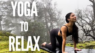 💕Relaxing Yoga Flow💕15 minutes to complete relaxationMove With Leila [upl. by Rialc]