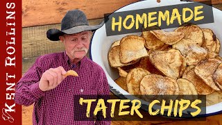 Homemade Potato Chips  How to Make Crispy Potato Chips [upl. by Stanislaus]