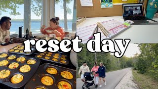 RESET DAY VLOG  Get Organized with Me Meal Prep Back to the grind after vacation [upl. by Gisser741]