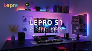 Lepro S1 AI Smart LED Strip Lights  MagicColor Light Strips with IC Insert AI Generated Lighting [upl. by Ordnasil]