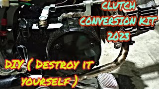 Purong DIY Build XRM 110  Clutch kit Conversion DIY VS Kit [upl. by Leahkim]