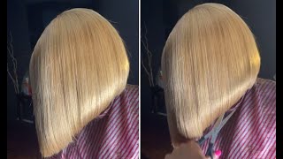 How to Perfect and Quick Asymmetrical Bob Haircut amp Hairstyles for women [upl. by Torto]