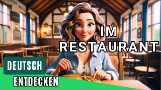 Deutsch Lernen Im Restaurant – Verstehen verbessern mit Geschichte [upl. by Lahcym]