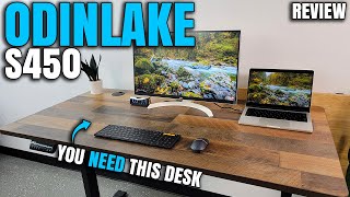 This Is The Desk You Need  OdinLake S450 Standing Desk Review [upl. by Anire]