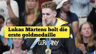 olympische Spiele 2024 in Paris Lukas Märtens holt die erste goldmedaille für Deutschland 400 m [upl. by Asial]