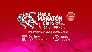 LIVE 🔴 Medio MARATÓN Claro  Santo Domingo 2022 [upl. by Dlorah]