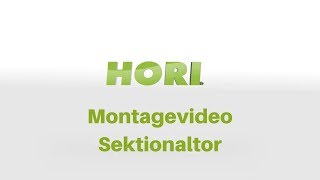 Sektionaltor Basic Garagentor  Montageanleitung casando [upl. by Hannasus]