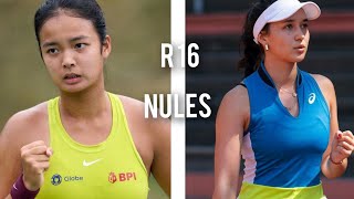 Alexandra Eala VS Eva Lys  W60 Nules Spain 2023  Round of 16 [upl. by Engvall]