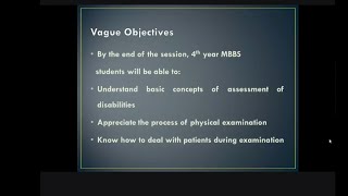 Assessment of Disabilities  Process of Physical Examination of Patients  Rehabilitation Lecture [upl. by Urbana]