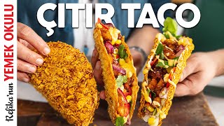 🌮 Meksikanın Meşhur Tacosunun Refikaca Kolay ve Cips Kaplı Tarifi  Öğrenci Evinde Yılbaşı Sofrası [upl. by Enyawad303]