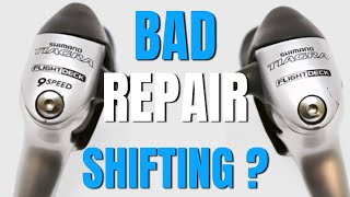 How to fix poor shifting gear change TIAGRA 4400 shimano tiagra shifters [upl. by Nylad]