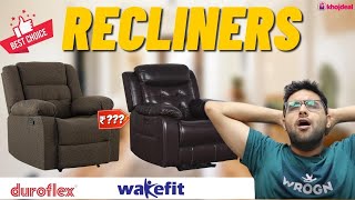 Best Recliner In India 2022 🔥 Best Recliner Chair For Back Pain 🔥 Best Recliner Sofa 🔥 [upl. by Latterll]