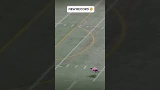 World record frisbee 109 yards WorldRecord [upl. by Jonina]