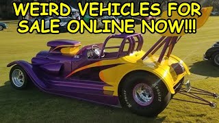 WEIRD VEHICLES WEDNESDAY The Oddest Vehicles for Sale Online Now  Links Below to the Actual Ads [upl. by Malha]