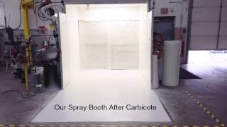 Carbicote  Temporary Strippable Spray Booth Coatings [upl. by Amabel735]