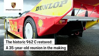 The Porsche 962 C restored to original glory [upl. by Baudoin]