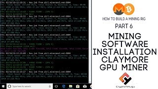 How to build a mining rig Telugu Part 6Mining software installation Claymore GPU Miner [upl. by Darn803]