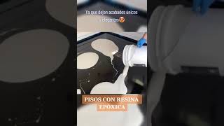 como hacer pisos de resina epoxica [upl. by Rybma]