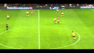 Scholes passes v Arsenal [upl. by Madelena666]