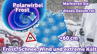 Unwetterwarnung – Polarfrost mit Schneechaos in ganz Deutschland [upl. by Onaireves]