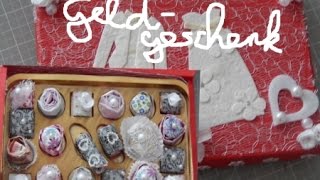 °Tutorial° Süßes Geldgeschenk zur Hochzeit  Papierpralinen [upl. by Joachima34]