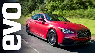 Infiniti Q50 Eau Rouge  the GTR saloon  evo REVIEW [upl. by Attey]