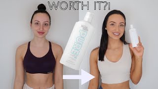 Bondi Sands Pure Self Tan Foaming Water Review  Demo [upl. by Limaa]