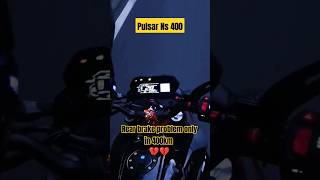 Ns 400 brake problem 💔💔 ridersince15 mychannel rider youtube biker trending ns400 ns400z fy [upl. by Amatruda]