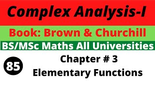 85 Trigonometric Functions  Complex Variables and Applications  Brown and Churchill [upl. by Pail]