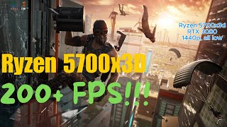 Ryzen 5700x3D with RTX 3080 PUBG FPS 1440p FTPM enabled [upl. by Oijimer]