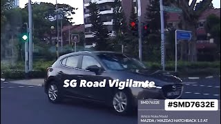 15may2024 upper east coast road SMD7632E mazda 3 fail to conform to red light signal [upl. by Eunice]