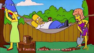 I Simpson Homers Song About Two Wives Sub Ita [upl. by Frederico703]