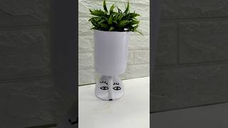 Amazing flowers holder crafts recycling diy handmade vase flowers diy gift flowers shortvideo [upl. by Abigale]