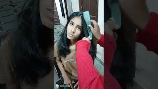 haircut long to very short at home forced youtube video oliviapayal [upl. by Oiramej]