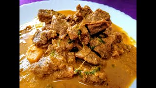 Beef Red Curry Mangalorean Recipe  Beef Curry Mangalore Style [upl. by Thenna]