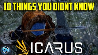 10 Things You Didnt Know in Icarus and Tips You Should Know to Help You Survive [upl. by True]