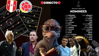 🔴 PREVIA PERU VS COLOMBIA  PARON DE SELECCIONES Y NOMINADOS AL BALON DE ORO  HABLANDO DE FUTBOL [upl. by Lrigybab817]