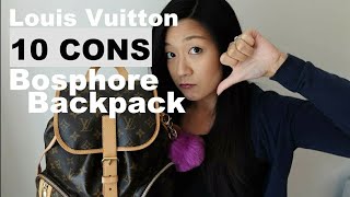 10 CONS  Louis Vuitton Bosphore Backpack  Yuenny Lam [upl. by Kcirdet877]